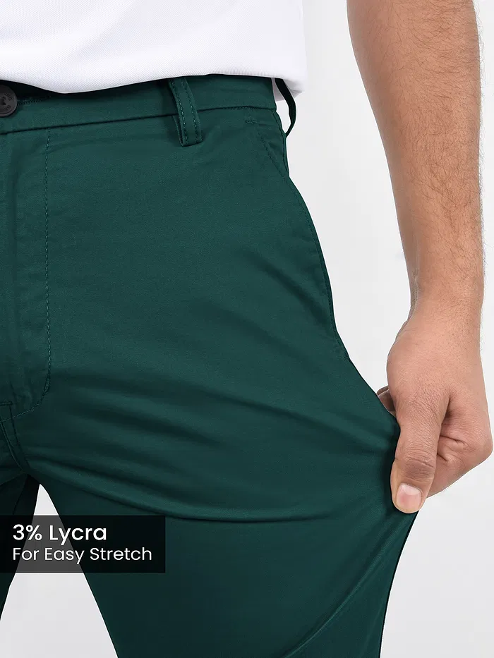 Dark Green Chino Pants